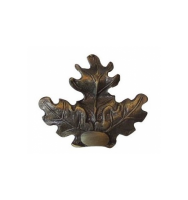 Ornament Frunza Stejar din bronz